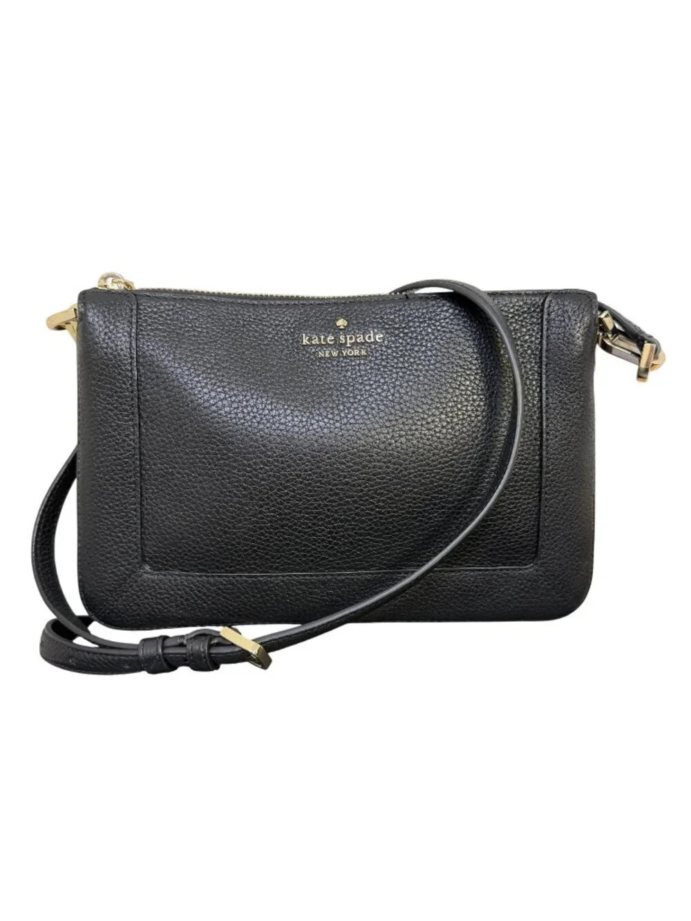 Kate Spade Black Leather Crossbody Bag